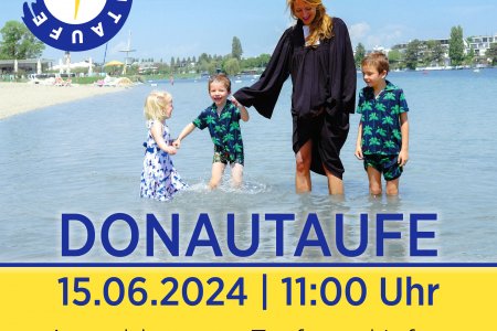 Taufe in der Donau
