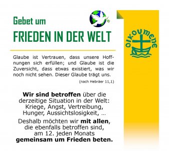 Ökumenisches Friedensgebet in der Donaustadt ökumenisches Friedesngebet Wien22