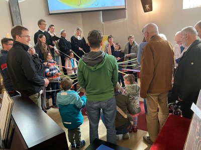 Erinnerung an die Taufe in der Bekenntniskirche Tauferinnerung