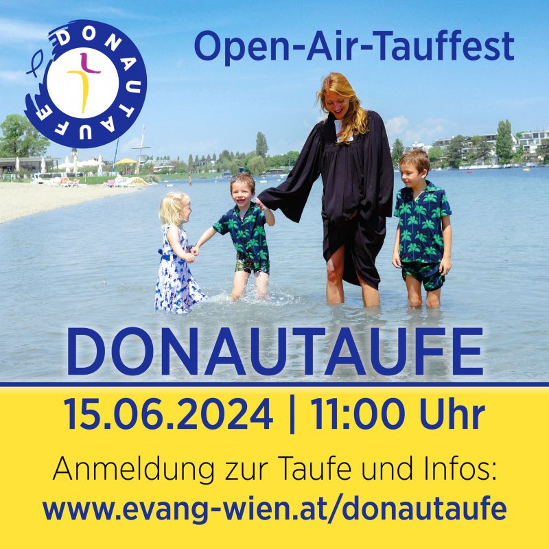 Taufe in der Donau